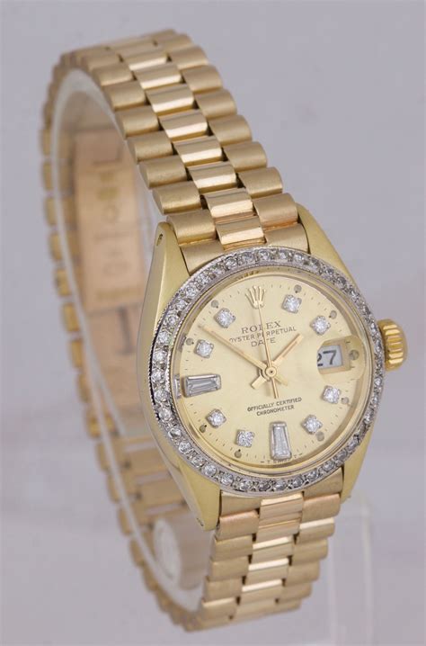 gold ladies rolex watch|authentic ladies rolex.